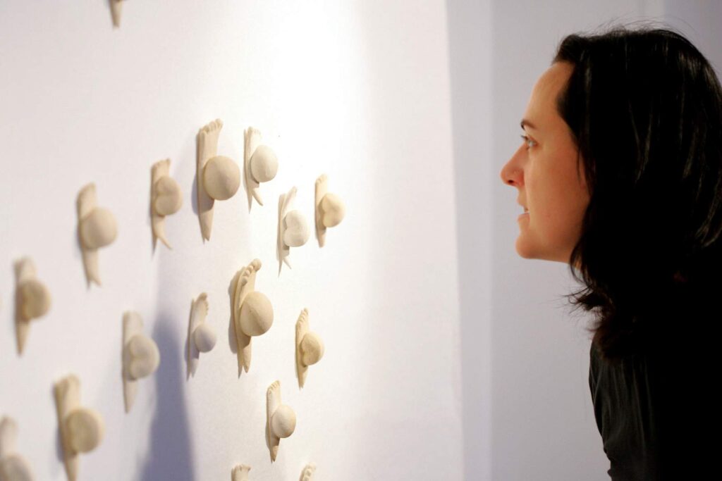 Beatriz Carbonell / detalle de Caminos en silencio / 2009